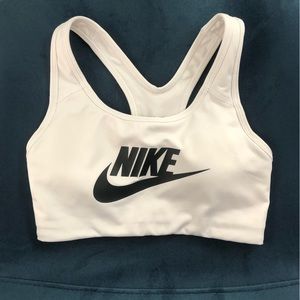 Nike White Sports Bra Women's Size S